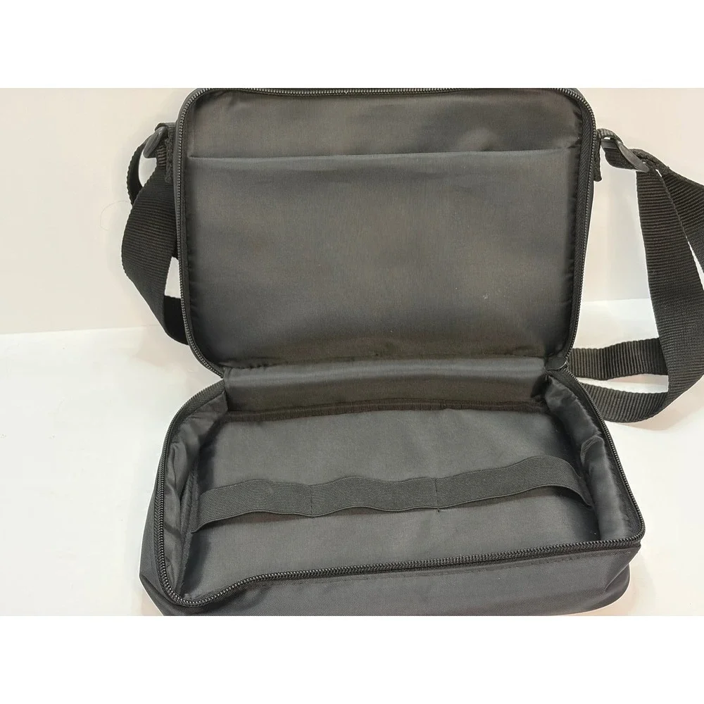 Sony Camera Bag Black Nylon Shoulder Strap Padded Carry Case Organizer